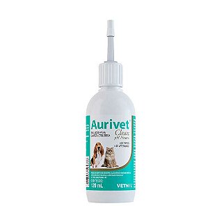Solução de Limpeza Auricular Aurivet Clean pH Neutro 120ml