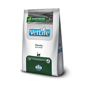 Ração Vet Life Natural Obesity para Gatos Adultos 2kg