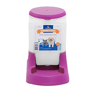Bebedouro Alvorada Praticão Automatico Rosa para Cães 3,0 L