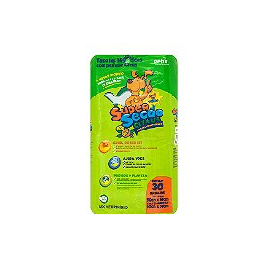 Tapete Higiênico Petix Secão Citrus 60x80cm com 30 Unidades para Cães