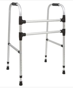 Andador 02 Barras Fixo cor Natural  Até 80kg - Sequencial