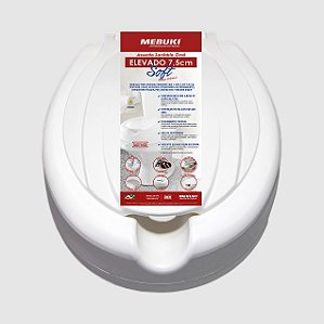 Assento Sanitário Oval Elevado 7,5 Soft - Mebuki