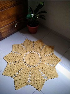 Tapete Coqueiro de Crochê
