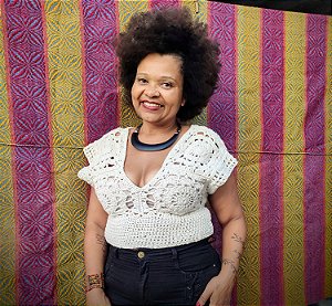 Blusa Cropped de Crochê - Harmonia
