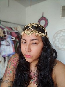 Headpiece de Crochê - Flower