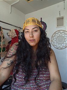 Headpiece de Crochê - Trama Solar