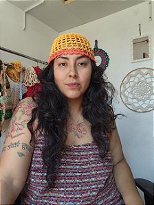 Headpiece de Crochê Solar