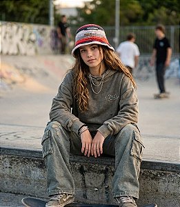 Bucket Hat de Crochê Aconchego Urbano
