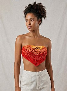 Top Bandana de Crochê - Solstício