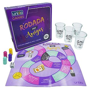 Jogo de Tabuleiro - Rodada de Amigas