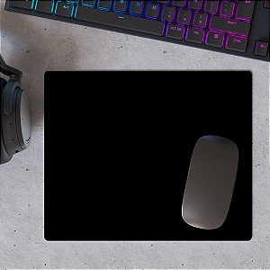 Mouse Pad 25x20cm em Couro Sintético DeskPad Luxuoso Ergonômico