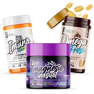 Combo: Good Day (Omega 3, Imuno Vitaminas e Magnésio Inositol)