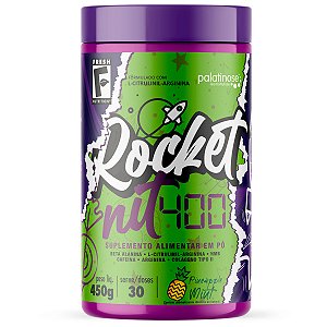 Rocket Nit 400 Com Cafeína Abacaxi com Hortelã 450g