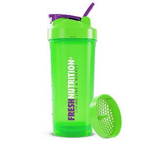 Coqueteleira Crazy Astronaut Plus Verde e Roxa