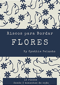 APOSTILA RISCOS DE BORDADO FLORES