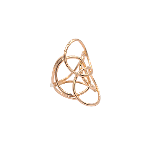 Anel Arcos Banhado a Ouro 18K