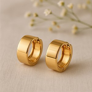 Brinco Argola Isis Banhado a Ouro 18K