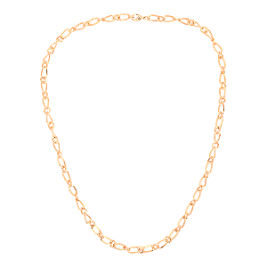 Corrente Elo Trabalhada Banhada a Ouro 18k