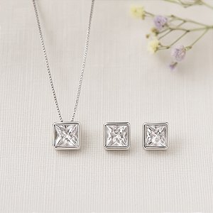 Conjunto Ponto Luz Quadrado