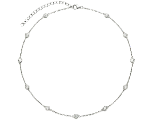 Chocker Cristais Branco