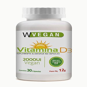 Vitamina D3 2000 UI 30 capsulas