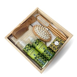 KIT PARA BANHO CONFORTO ABACATE E OLIVA