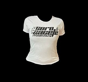 Baby Look Feminina #Coro&Cacete Branca