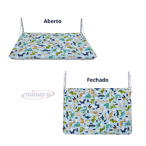 Trocador De Parede Para Bebê Dino Ninos
