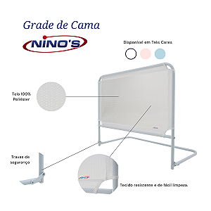 Mini Grade de cama Box Branca Ninos