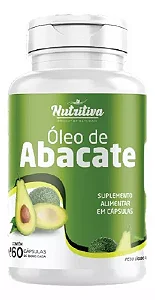 Óleo De Abacate 60 Cápsulas - Nutritiva