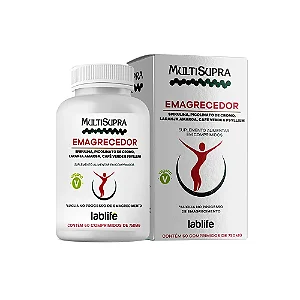 MULTISUPRA EMAGRECEDOR CONTÉM 60 COMPRIMIDOS DE 750MG