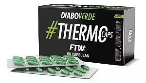 Termogenico ThermoCaps 200mg 60caps FTW - DIABO VERDE