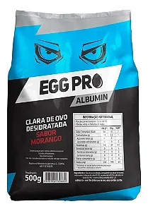 Albumina Desidratada 500g Proteína Pura Sabor Morango