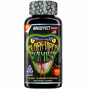 BLACK VIPER MAMBA TERMOGENICO ULTRACONCENTRADO - 60 CáPSULAS - MAXEFFECT