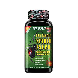 Termogênico Red Danger Spider Maxeffect 60caps Eph Importado