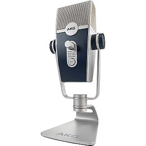 AKG Lyra Microfone Condersador Profissional Multimodo Ultra-HD c/ 4 Cápsulas C44-USB