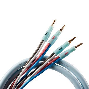 Cabo Caixa Acústica high-end Standard Quadrax Combicon 2x4.0 Supra Cables 3mt (Par)