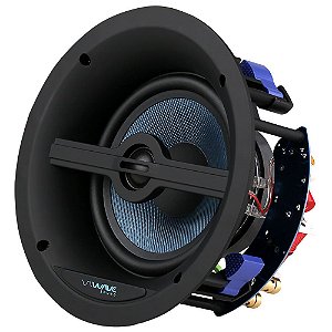 Wave Sound WSR 150 - Caixa de som de embutir Tela Slim Quadrada 6,5" 150w