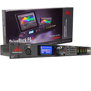 DBX DriveRack PA2 Processador de Áudio Digital Sistema de Gerenciamento de Alto-Falantes