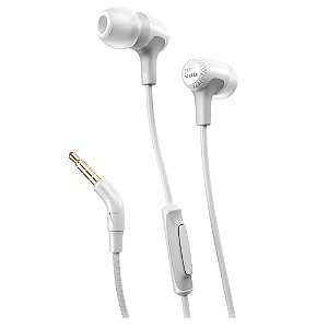 Fone de ouvido In-Ear JBL E15 com controle/microfone e cabo de tecido