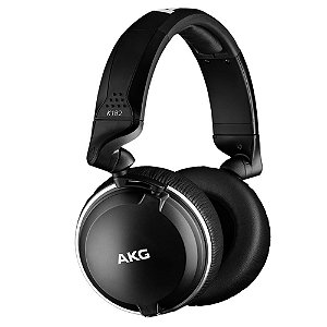 Fone de ouvido Monitor Profissional AKG K182 10Hz-28kHz / 112dB SPL