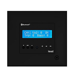 Loud LAC NG BLACK- Amplificador estéreo de parede com Bluetooth 2ch 15W