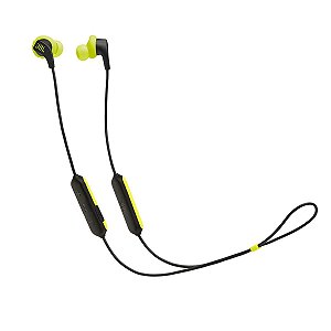 Fone de ouvido Esportivo JBL Endurance Run Bluetooth à prova de suor Preto/Amarelo