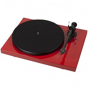 Pro-Ject Debut Carbon DC 2M Red - Toca-discos de alta fidelidade sem phono Vermelho