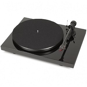 Pro-Ject Debut Carbon DC 2M Red - Toca-discos de alta fidelidade sem phono Preto Laqueado