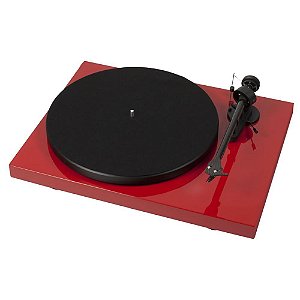 Pro-Ject Debut Carbon Phono USB - Toca-discos com entrada USB e Cápsula Ortofon OM10 Vermelho