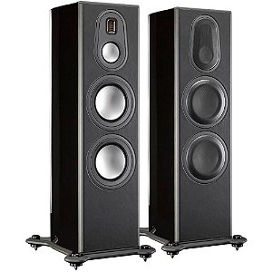 Monitor Audio Platinum PL300 II - Par de caixas acústicas Torre 3-vias 300w 4ohms Preto Laqueado
