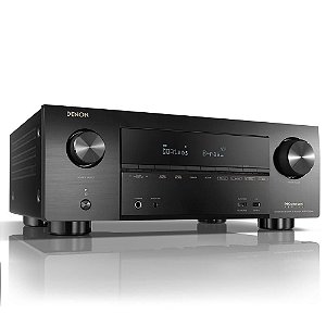 Receiver Denon AVR-X3500H 7.2ch WiFi Bluetooth 4K UHD 3D HDR10 DolbyAtmos DTX:X Preto/110v