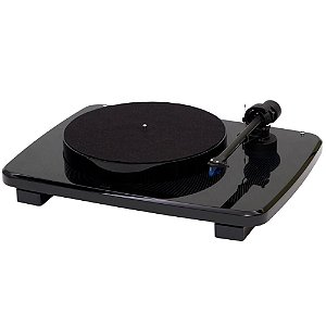 Toca-Discos Music Hall Ikura sem Phono 33-1/3 e 45RPM Bivolt Preto