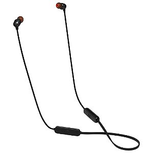 JBL T115BT - Fone de Ouvido In-Ear com Microfone Bluetooth Pure Bass Preto